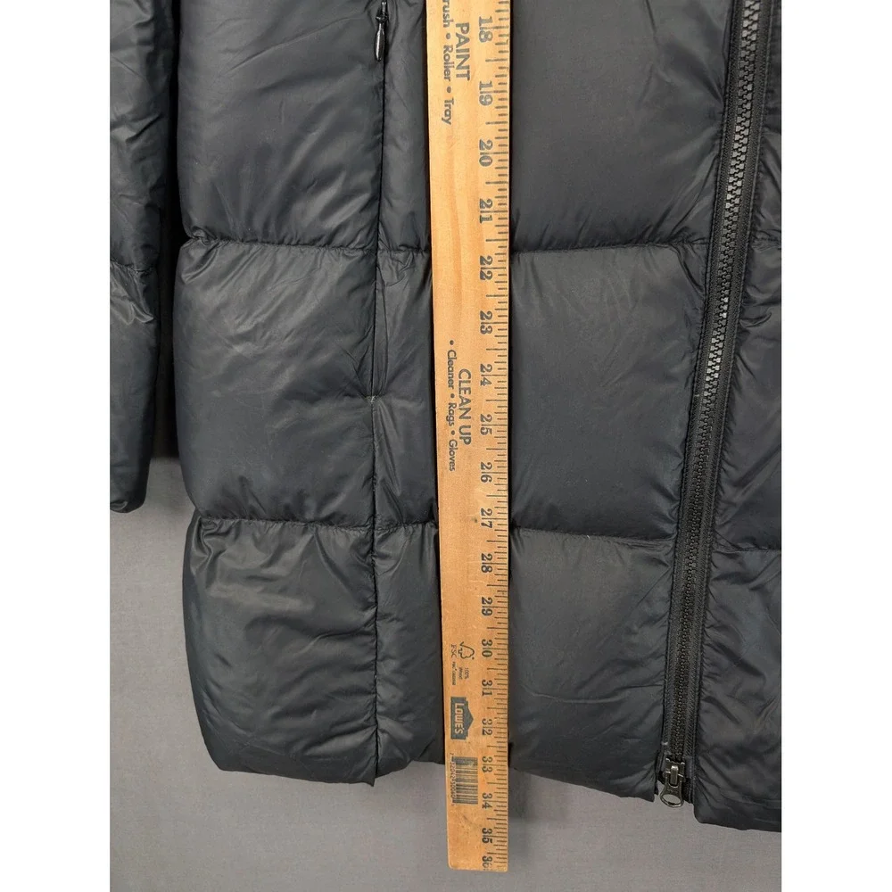 Eddie Bauer Womens EB550 Gray Down Puffer Parka Jacket Size Large